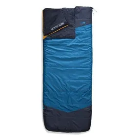 THE NORTH FACE Dolomite One 15F / -9C, 3-in-1 Insulated Camping Sleeping Bag, Hyper Blue/Radiant Yellow-NPF, Long