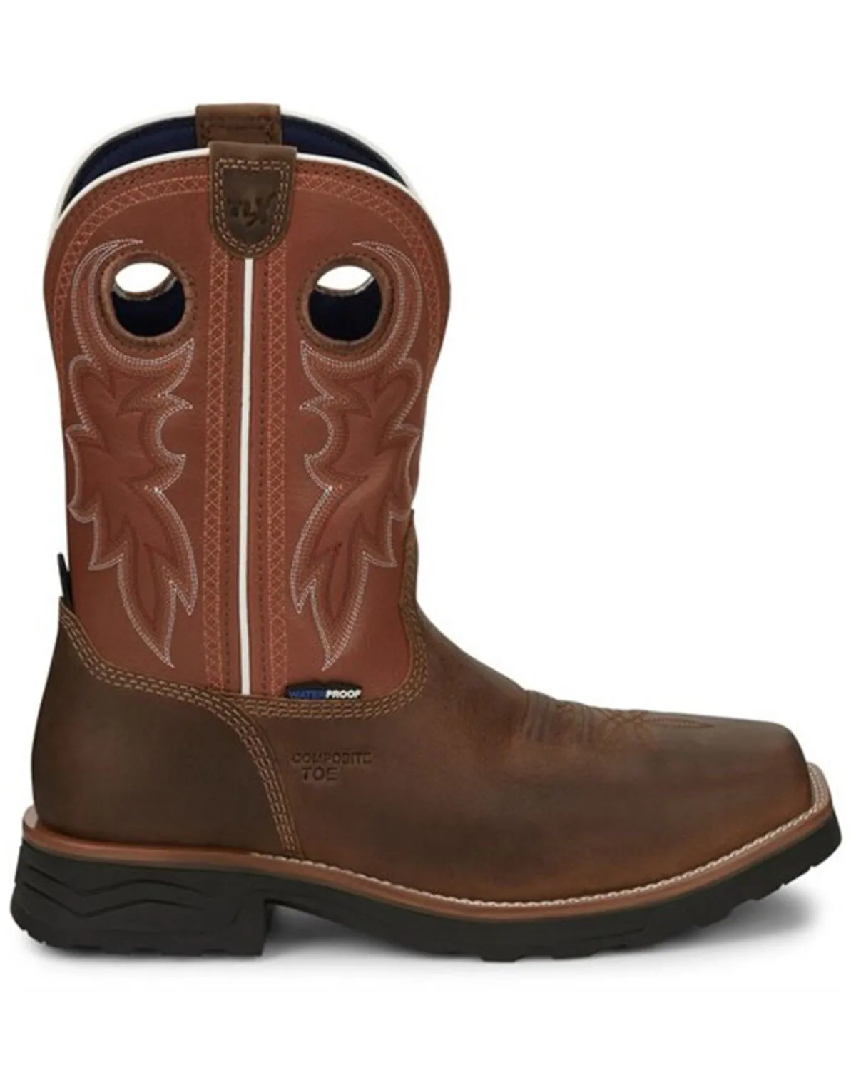 Tony Lama Men's 3R Fireball Waterproof Work Boot - Composite Toe