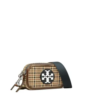 Tory Burch Miller Plaid Mini Crossbody Bag