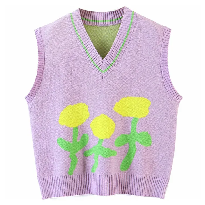 Tulip Knit Vest