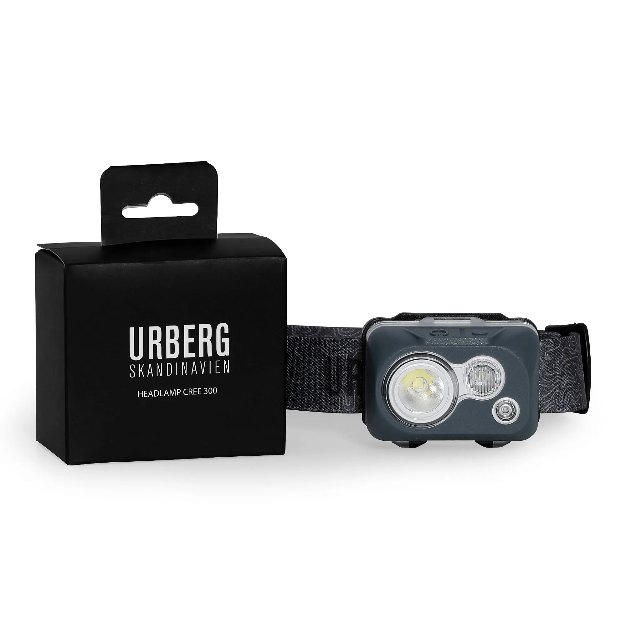 Urberg Headlamp Cree 300 Asphalt | Buy Urberg Headlamp Cree 300 Asphalt here | Outnorth