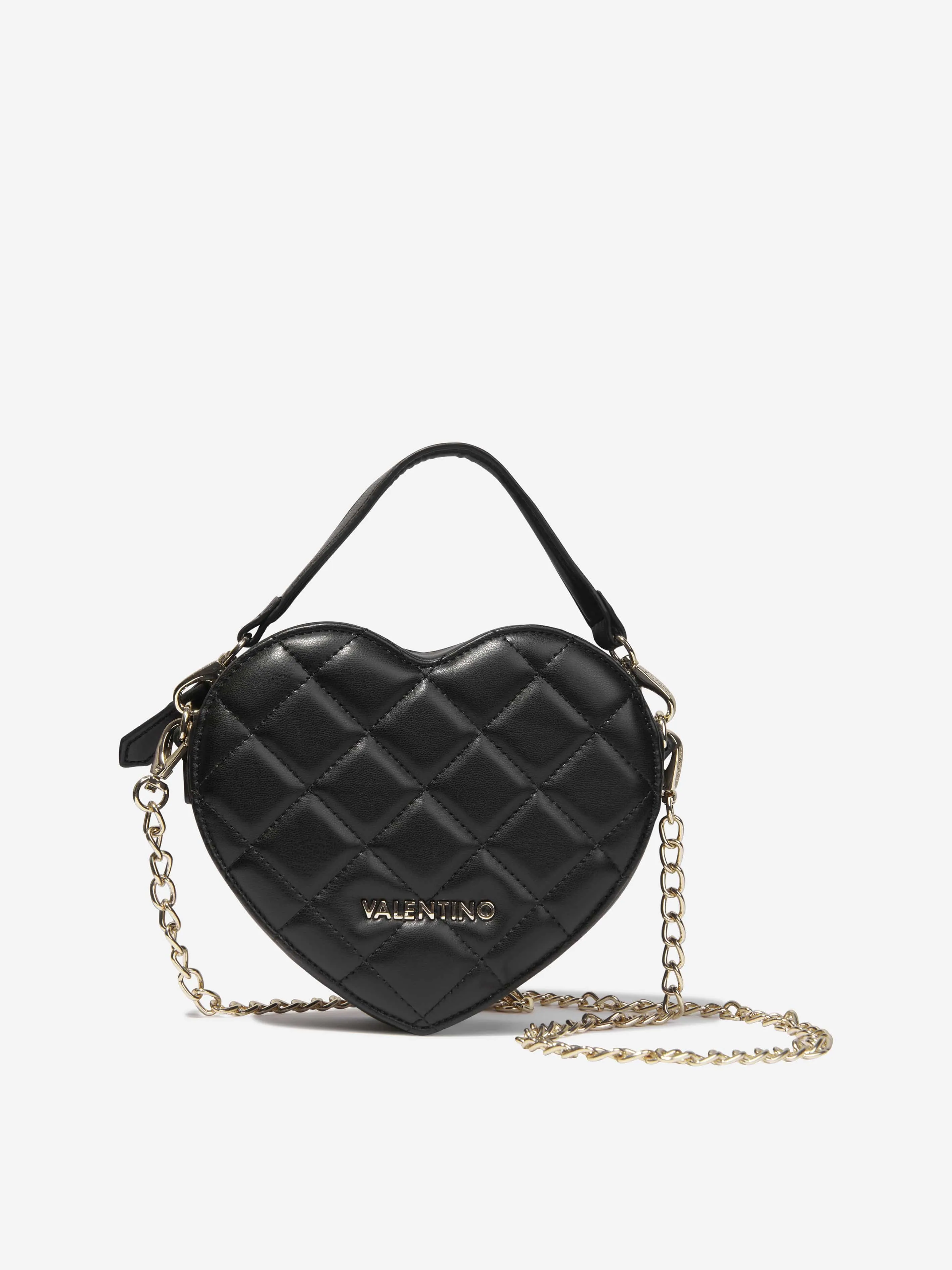 Valentino Girls Marshmallow Crossbody Bag in Black (W: 6cm)