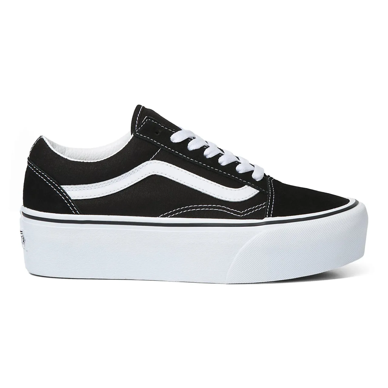 Vans Old Skool Stackform - Suede/Canvas Black/True White