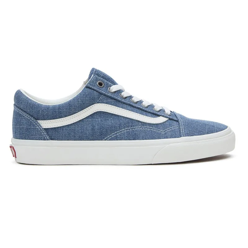 Vans Old Skool Threaded Denim Trainers Blue/White