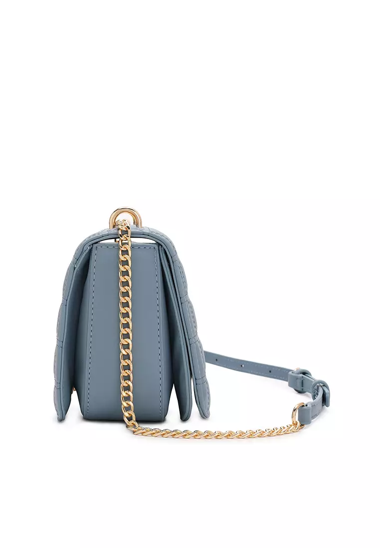 Volkswagen Women's Chain Shoulder Sling Bag / Crossbody Bag - Blue