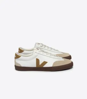 Volley O T Leather Sneakers - White Tent Bark