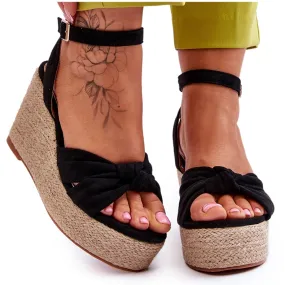 Women's Wedge Sandals Black Kendall