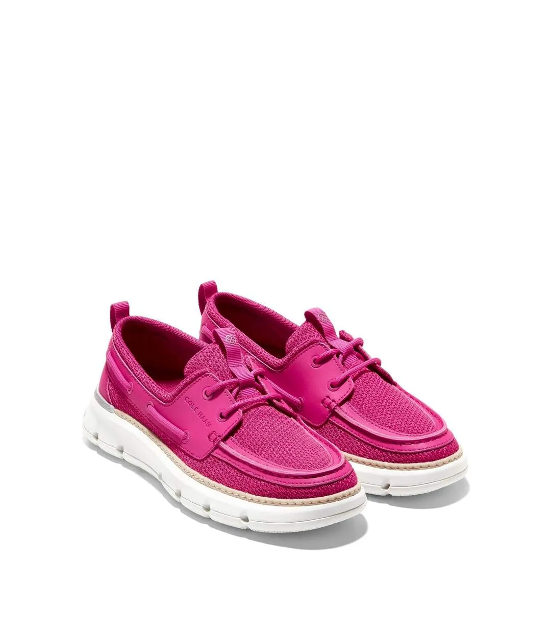 Womens/ladies 4.zerogrand regatta trainers pink peacock/grey/optic white Cole Haan